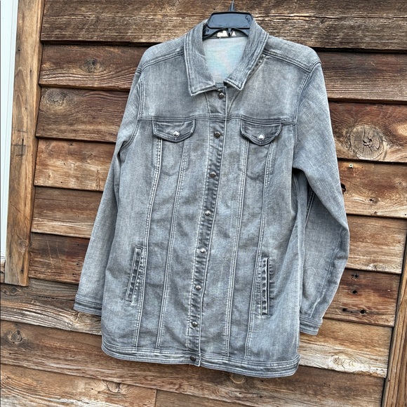 Tribal Jackets & Blazers - Tribal jeans jacket snap button